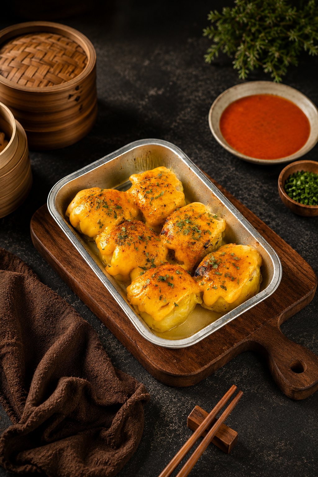 Dimsum Kukus - Saus Mentai